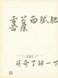 舌苔白腻肥厚有齿痕