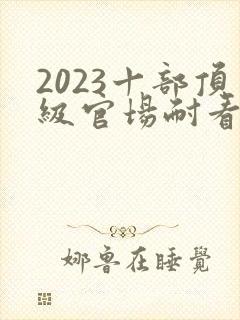 2023十部顶级官场耐看小说