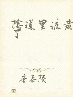 阴道里流黄水咋了