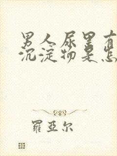 男人尿里有白色沉淀物是怎么回事