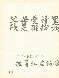 父母爱情里的安欣是谁扮演的