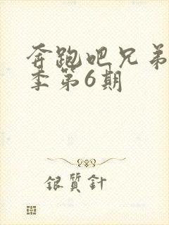 奔跑吧兄弟第五季第6期封面