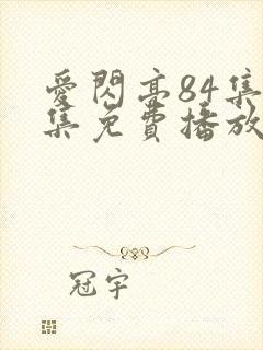 爱闪亮84集全集免费播放