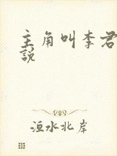 主角叫李君的小说封面