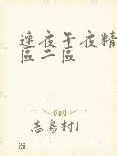 连夜午夜精品一区二区