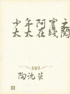 少年阿宾之房东太太在线阅读封面