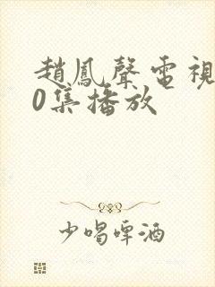 赵凤声电视剧40集播放