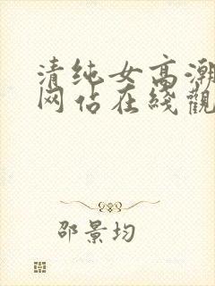 清纯女高潮喷水网站在线观看封面