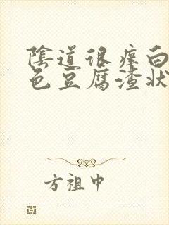 阴道很痒白带黄色豆腐渣状