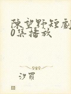 陈望野短剧第90集播放