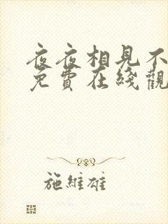 夜夜相见不识君免费在线观看