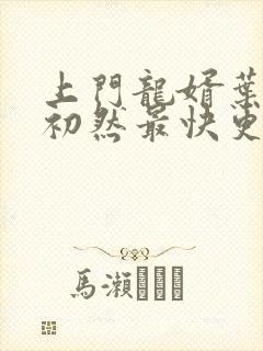 上门龙婿叶辰萧初然最快更新