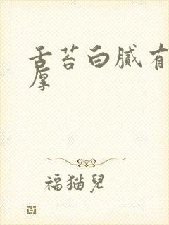 舌苔白腻有齿痕厚