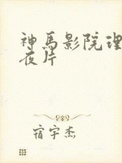 神马影院理论午夜片