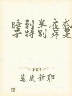 睡到半夜感到肚子特别疼是原因