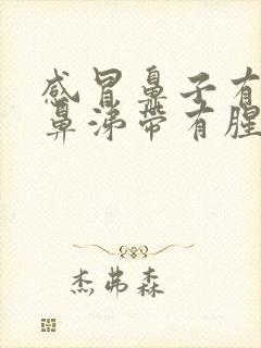 感冒鼻子有黄脓鼻涕带有腥臭