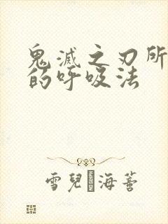 鬼灭之刃所有柱的呼吸法