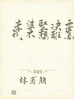 老婆坚决要离婚我不想离怎么挽回封面