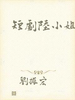 短剧陆小姐独美