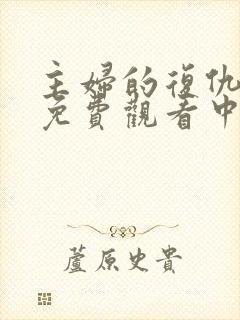 主妇的复仇短剧免费观看中文版封面