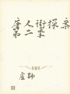 唐人街探案网剧第二季