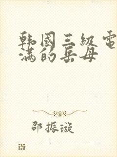 韩国三级电影丰满的岳母