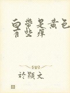 白带是黄色阴道有些痒