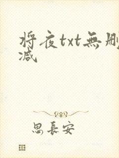 将夜txt无删减封面