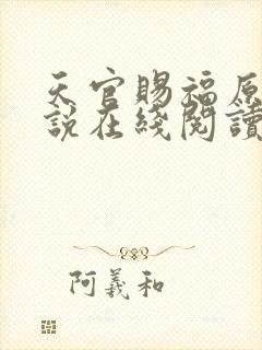 天官赐福原著小说在线阅读封面