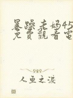暴躁老妈45集免费观看电视剧