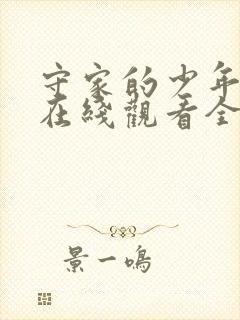 守家的少年动漫在线观看全集