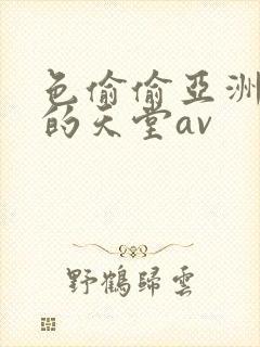 色偷偷亚洲男人的天堂av封面