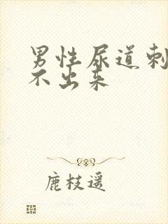 男性尿道刺痛尿不出来