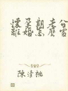 怀孕期老公出轨离婚怎么处理封面