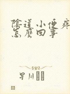 阴道小便疼痛是怎么回事