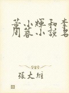 董小辉和李秋芸周蓉小说名