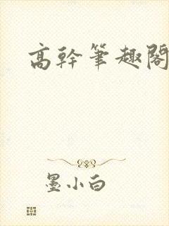 高干笔趣阁封面