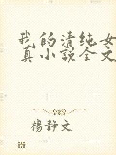我的清纯女友小真小说全文阅读小说