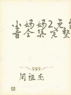 小妈妈2免费观看全集完整版封面