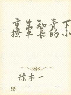 重生知青下乡嫁撩军长的小说