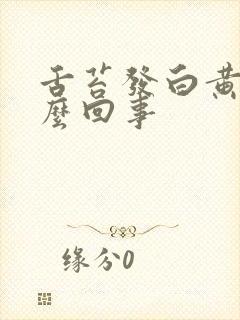 舌苔发白黄厚怎么回事