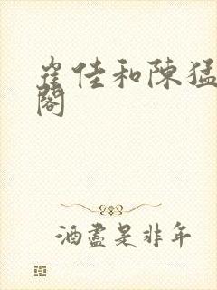 崔佳和陈猛笔趣阁