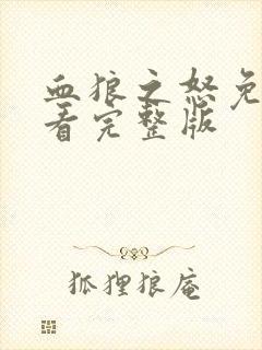 血狼之怒免费观看完整版封面