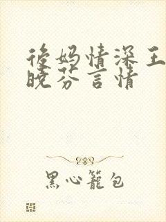 后妈情深王磊杨晓芬言情封面