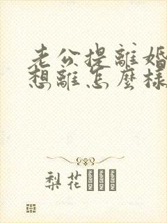 老公提离婚我不想离怎么样挽救封面