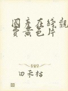 国产在线观看免费黄色片