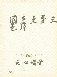 国产免费三级黄色片封面