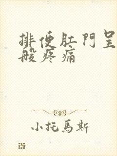 排便肛门呈撕裂般疼痛