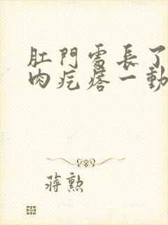 肛门处长了一个肉疙瘩一动就疼