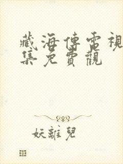 藏海传电视剧全集免费观封面